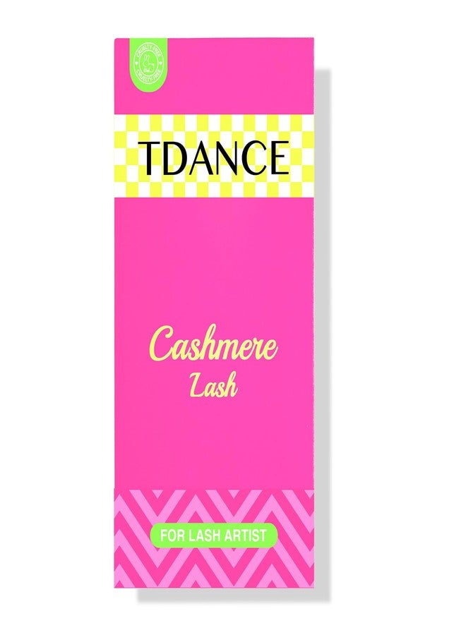 TDANCE Cashmere Lash Extensions Super Matte Black Classic Lash Extension 0.05mm Thickness CC Curl 10-17mm Volume Eyelash Extensions for Professional Salon Use(0.05-CC,10-17mm) - Image 2